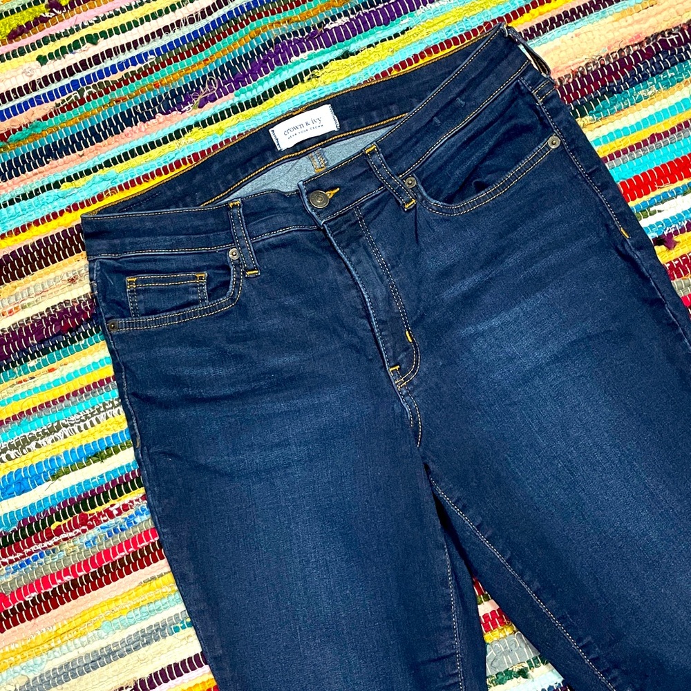 Crown & Ivy Petite Skinny Jeans-#2019